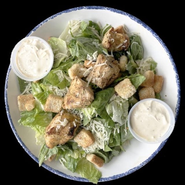 Large Chicken Caesar Salad.
