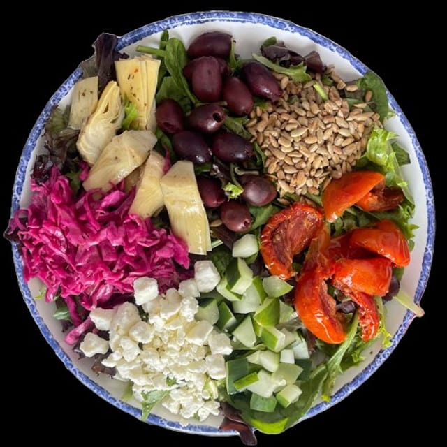 Large Mediterranean Salad.