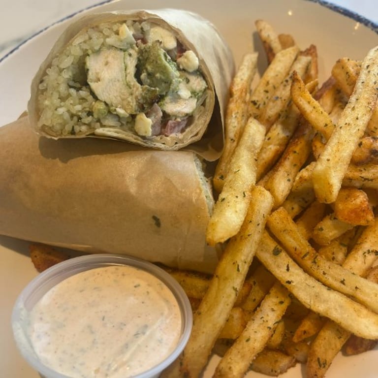 Delicious Chicken Caesar Wrap