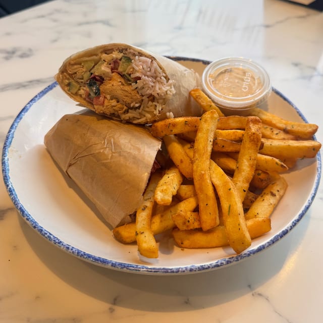 Chicken Kabob Wrap.